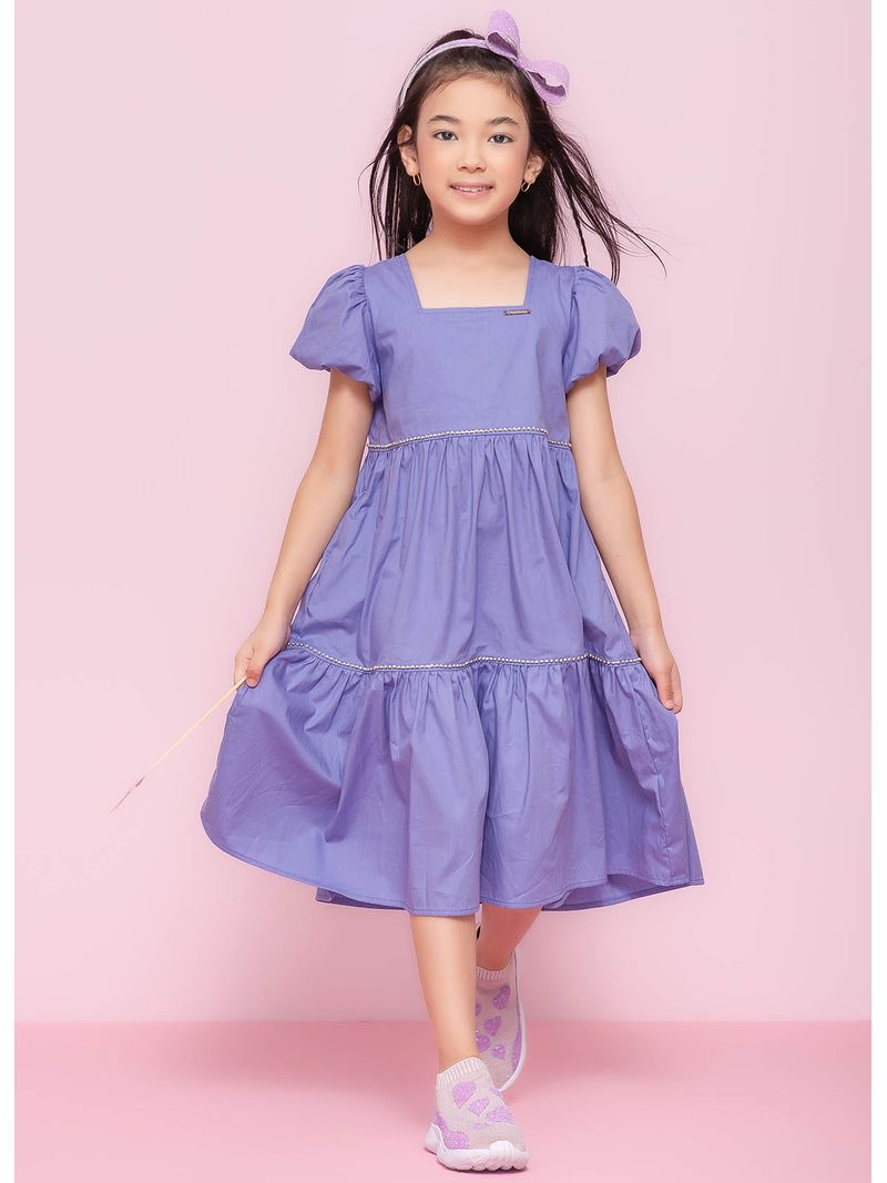 Vestido-Tricoline-Babados-Bufante