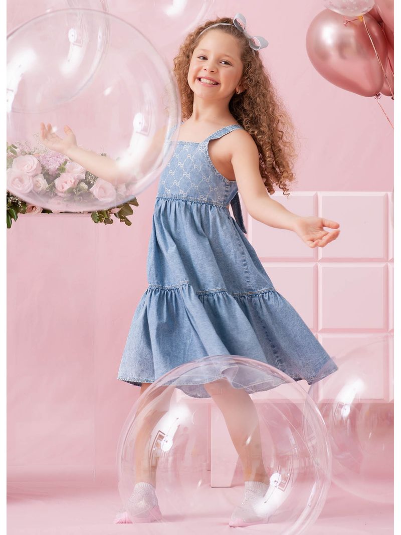Vestido-Jeans-Fino-Monograma-Cristal