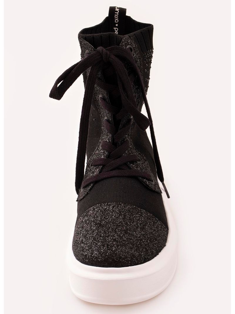 Bota-Knit-Preta-Glitter-Perfumaria