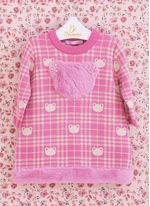 Vestido_Tricot_Xadrez_Ursa_Pele