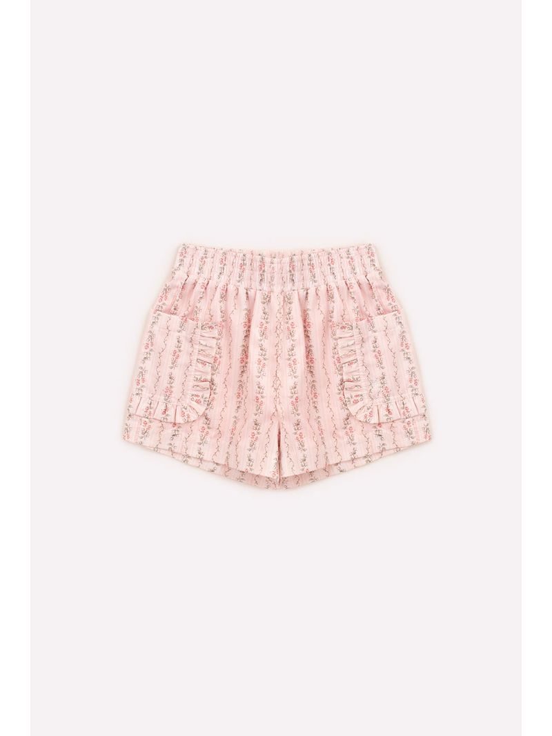 Short_Algodao_Floral_Listrado