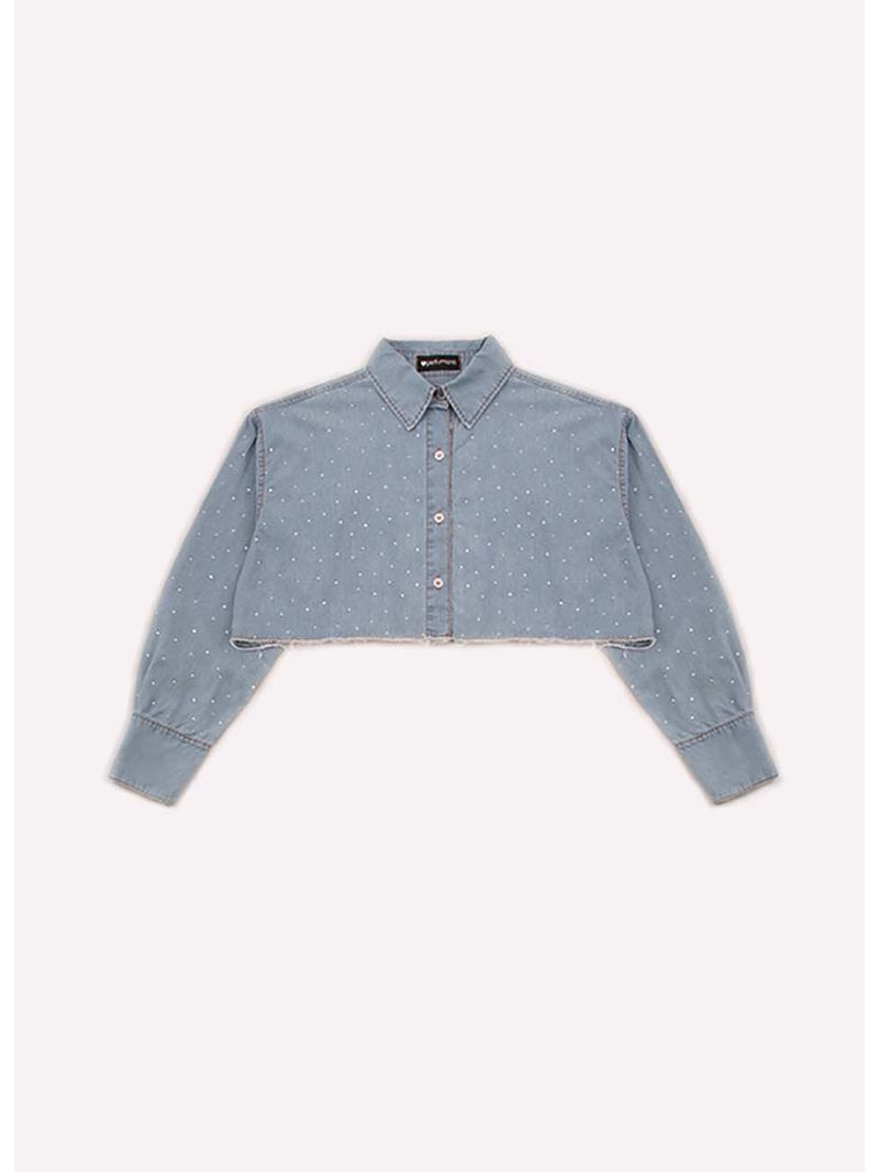 Camisa_Jeans_Cristais