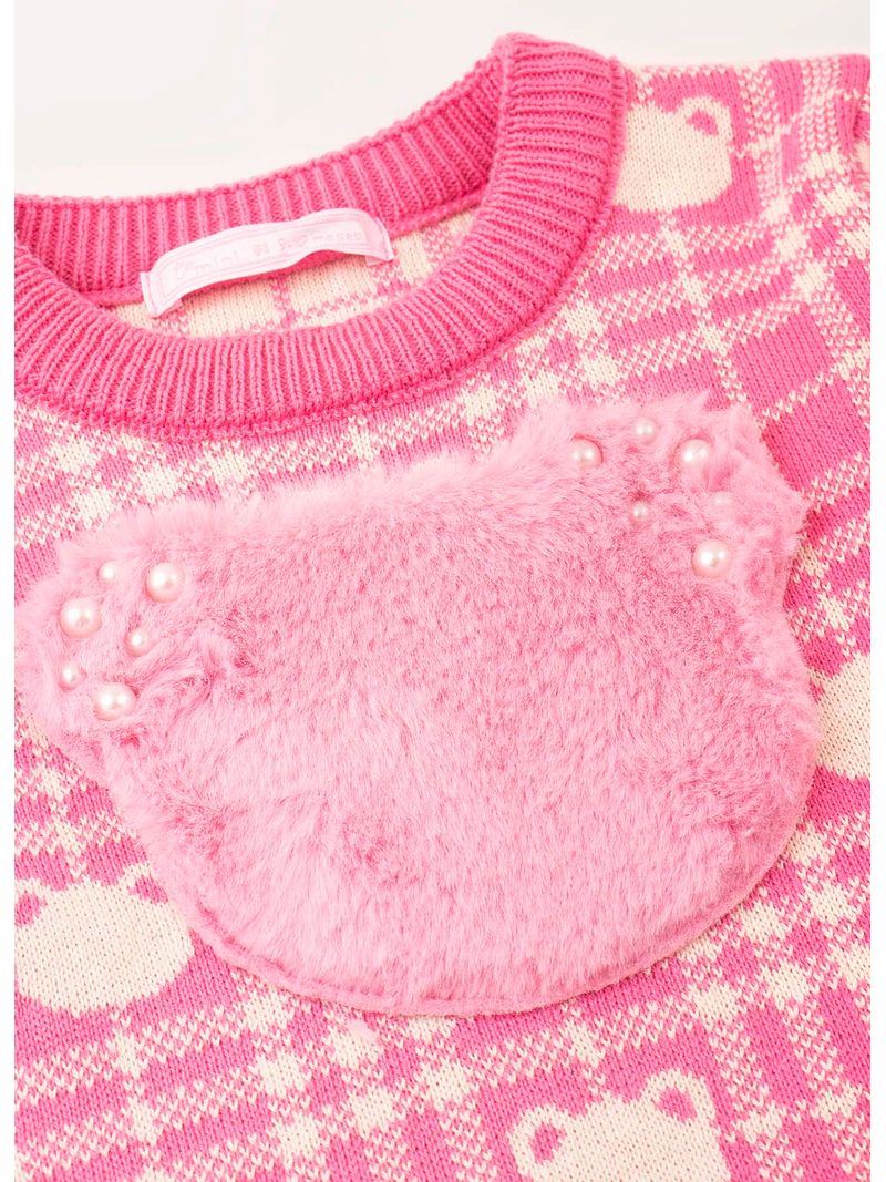 Conjunto_Tricot_Blusa_Xadrez_Ursinha