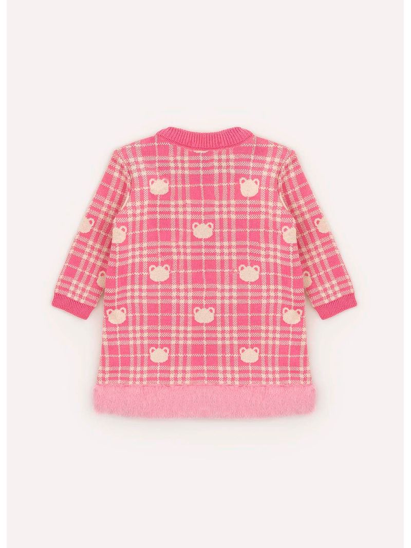 Vestido_Tricot_Xadrez_Ursa_Pele
