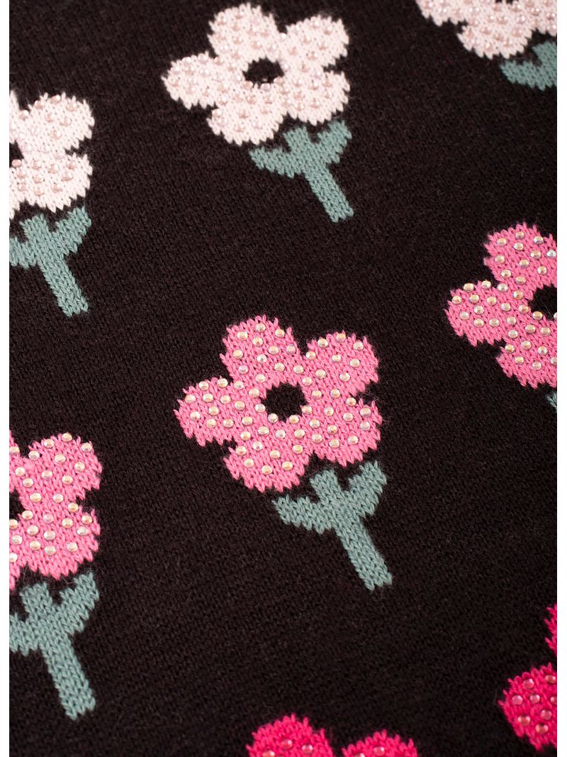 Vestido_Tricot_Jacquard_Flores