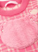 Vestido_Tricot_Xadrez_Ursa_Pele