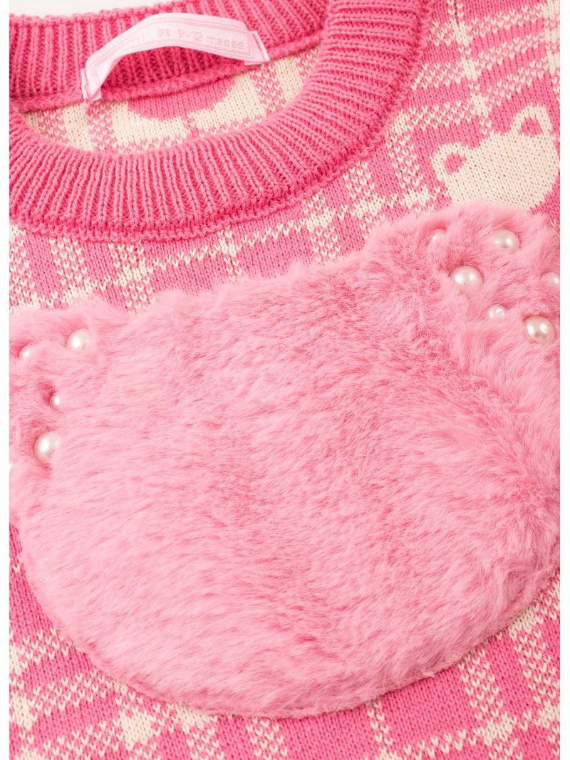 Vestido_Tricot_Xadrez_Ursa_Pele