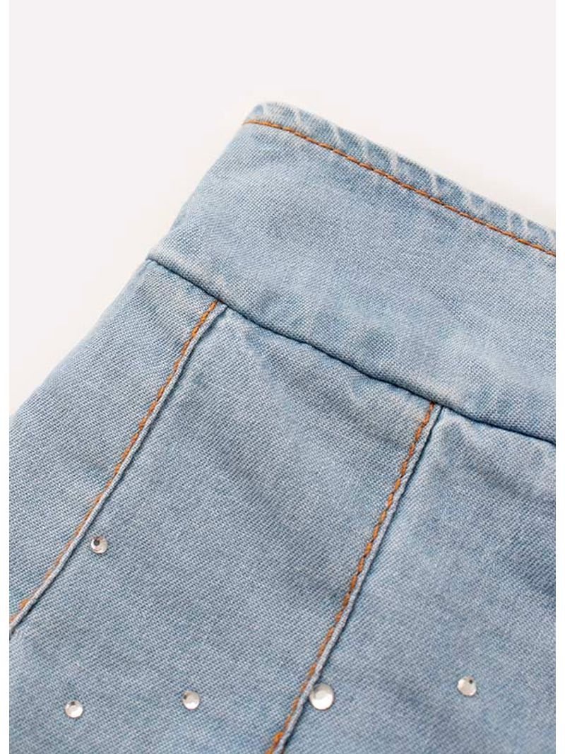 Saia_Short_Jeans_Fino_Pregas_Cristais