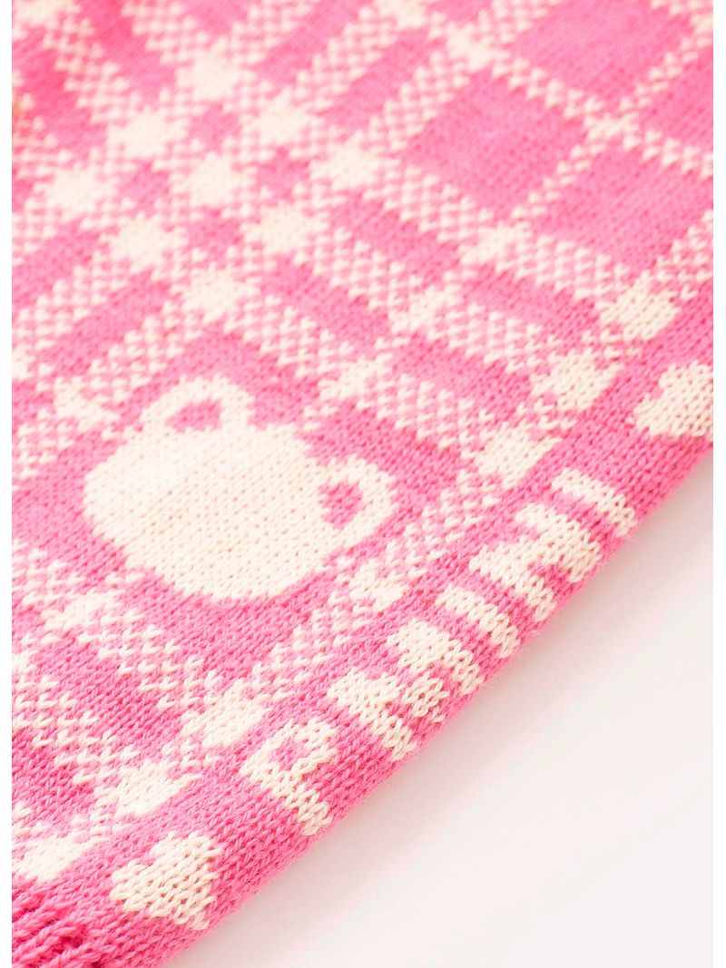 Conjunto_Tricot_Blusa_Xadrez_Ursinha
