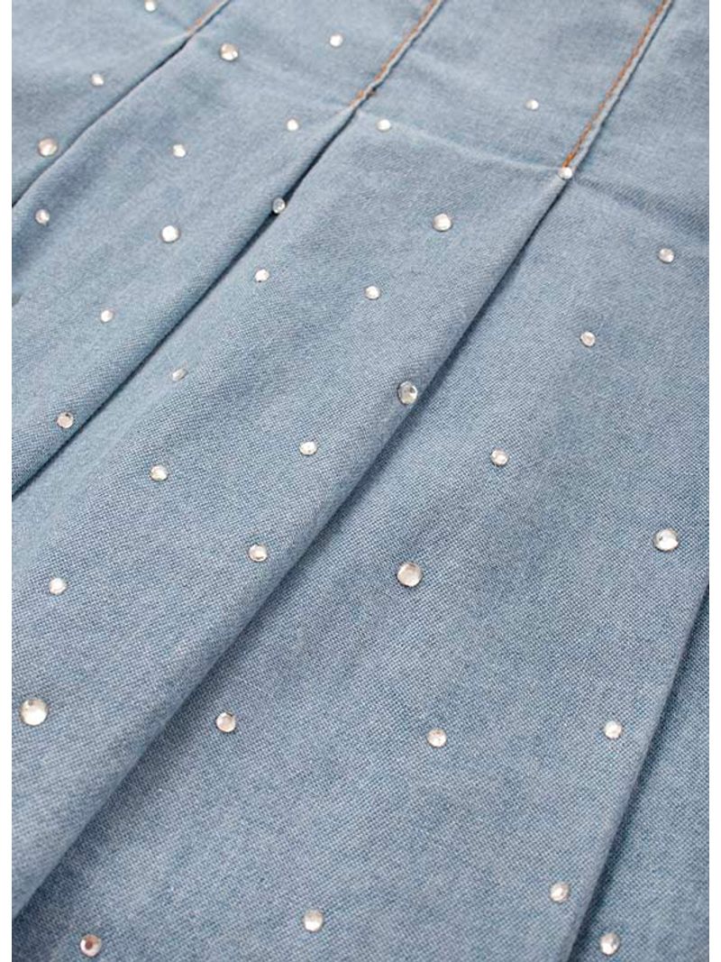 Saia_Short_Jeans_Fino_Pregas_Cristais