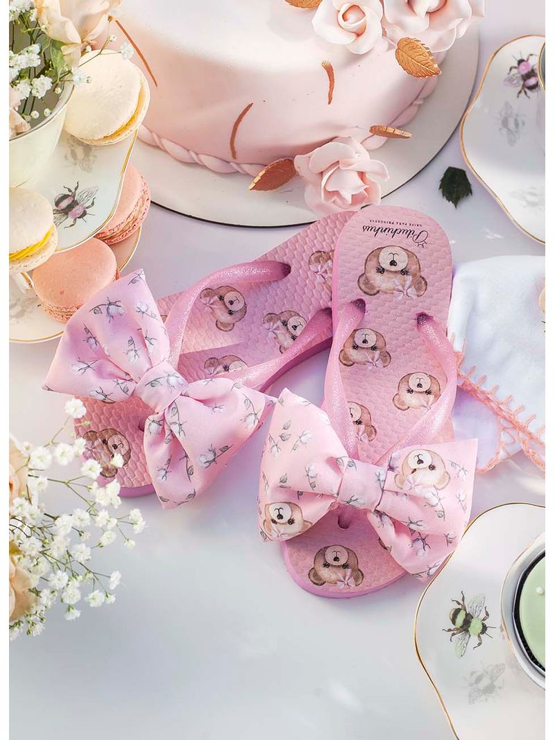 Chinelo_Glitter_Ursinhas_Laco