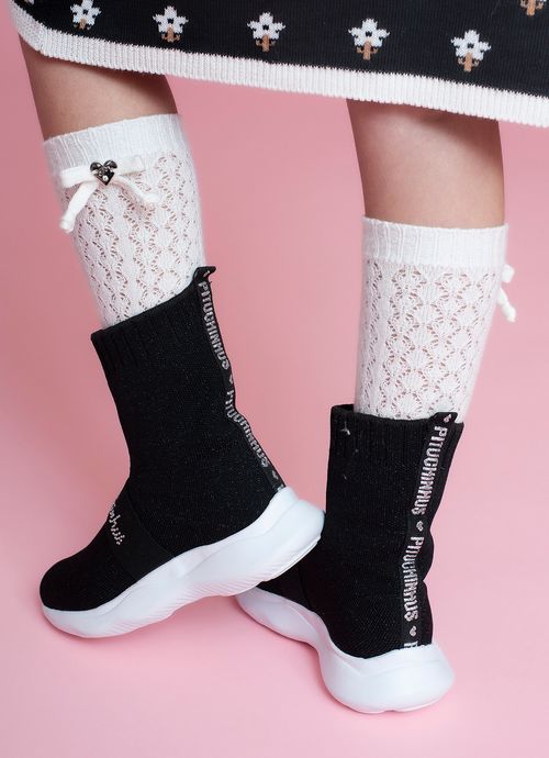 Knitting Sock Stitch Lace Lace Off White