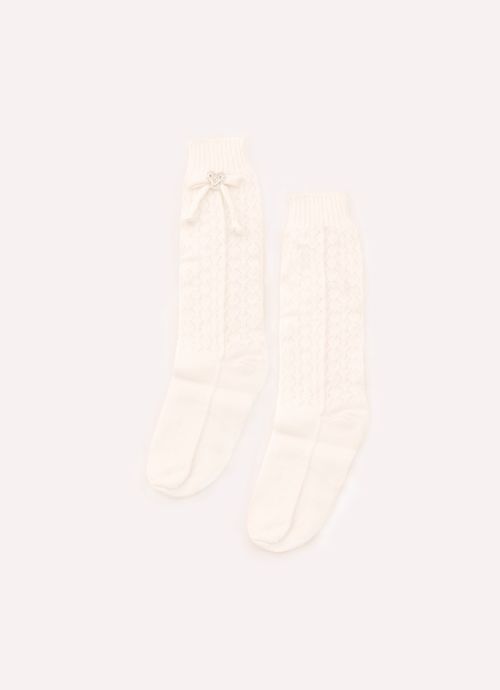 Knitting Sock Stitch Lace Lace Off White