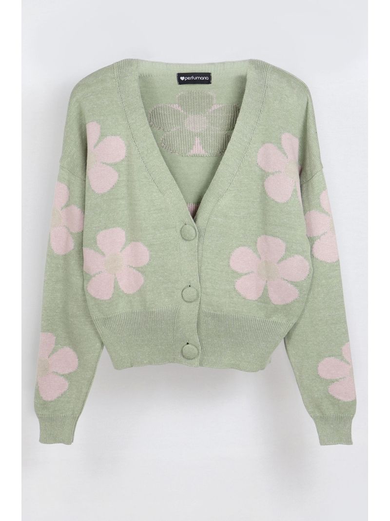 Casaqueto_Tricot_Flores_Grandes