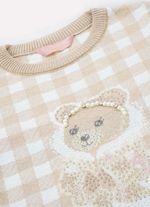 Vestido_Tricot_Xadrez_Ursa