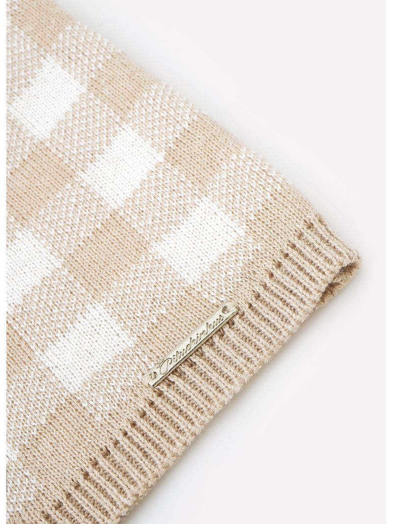 Vestido_Tricot_Xadrez_Ursa
