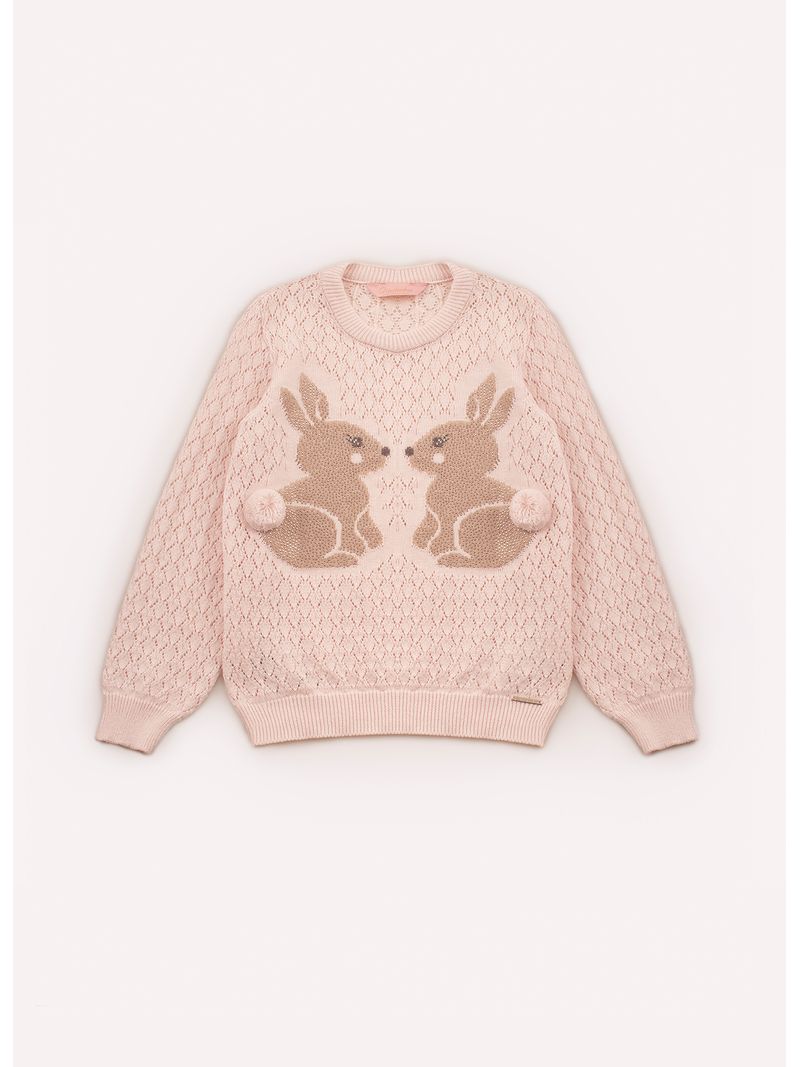 Blusa_Tricot_Coelhos_Renda