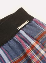 Saia_Short_Xadrez_Pregas