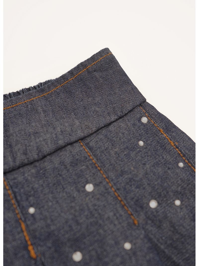 Saia_Short_Jeans_Pregas_Cristais