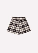 Saia_Short_Xadrez_Plissada