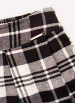 Saia_Short_Xadrez_Plissada