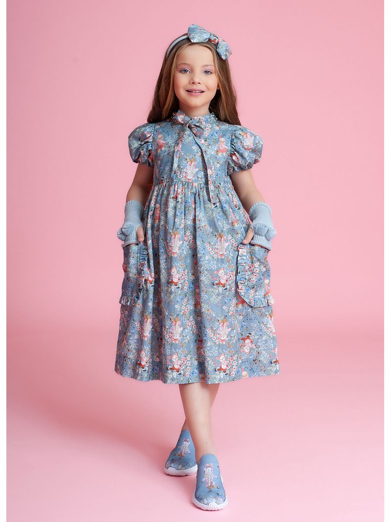 27390-510-1-Vestido-Algodao-Est-Ursinhas-e-Flores-Golinha-Bordada