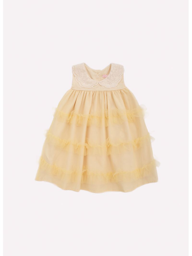 28423-894-2-Vestido-Algodao-Saia-Tule-babados-Gola-renda-com-Calcinha