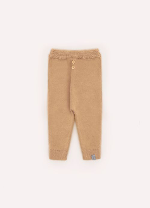 Calça Tricot Malha Botões For Boys